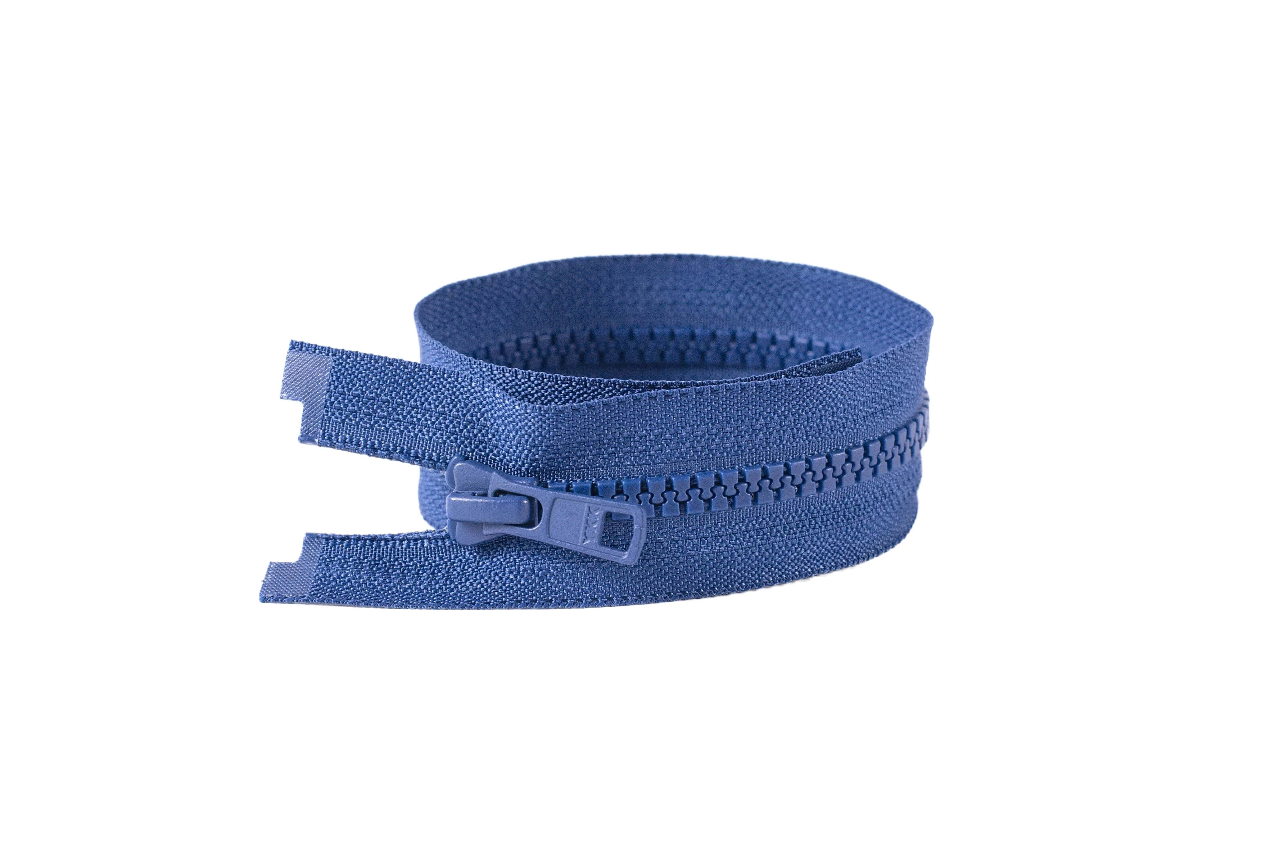 Zip kostěný dělitelný VISLON® blankytně modrá 70 cm YKK