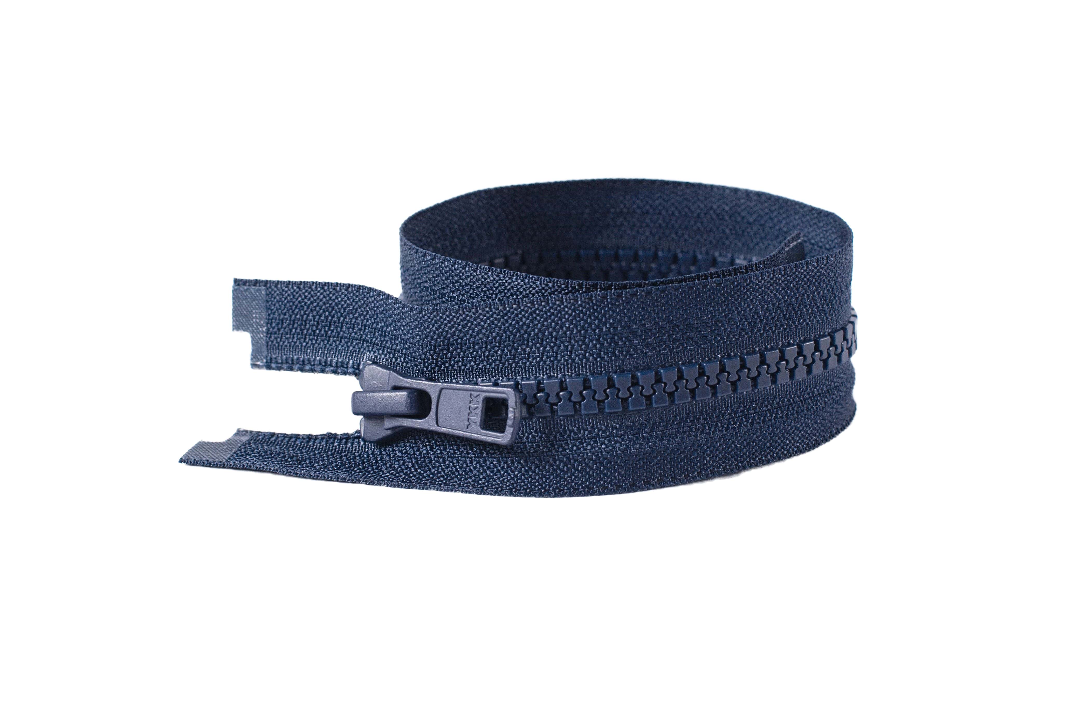 Zip kostěný dělitelný VISLON® temně modrá 30 cm YKK