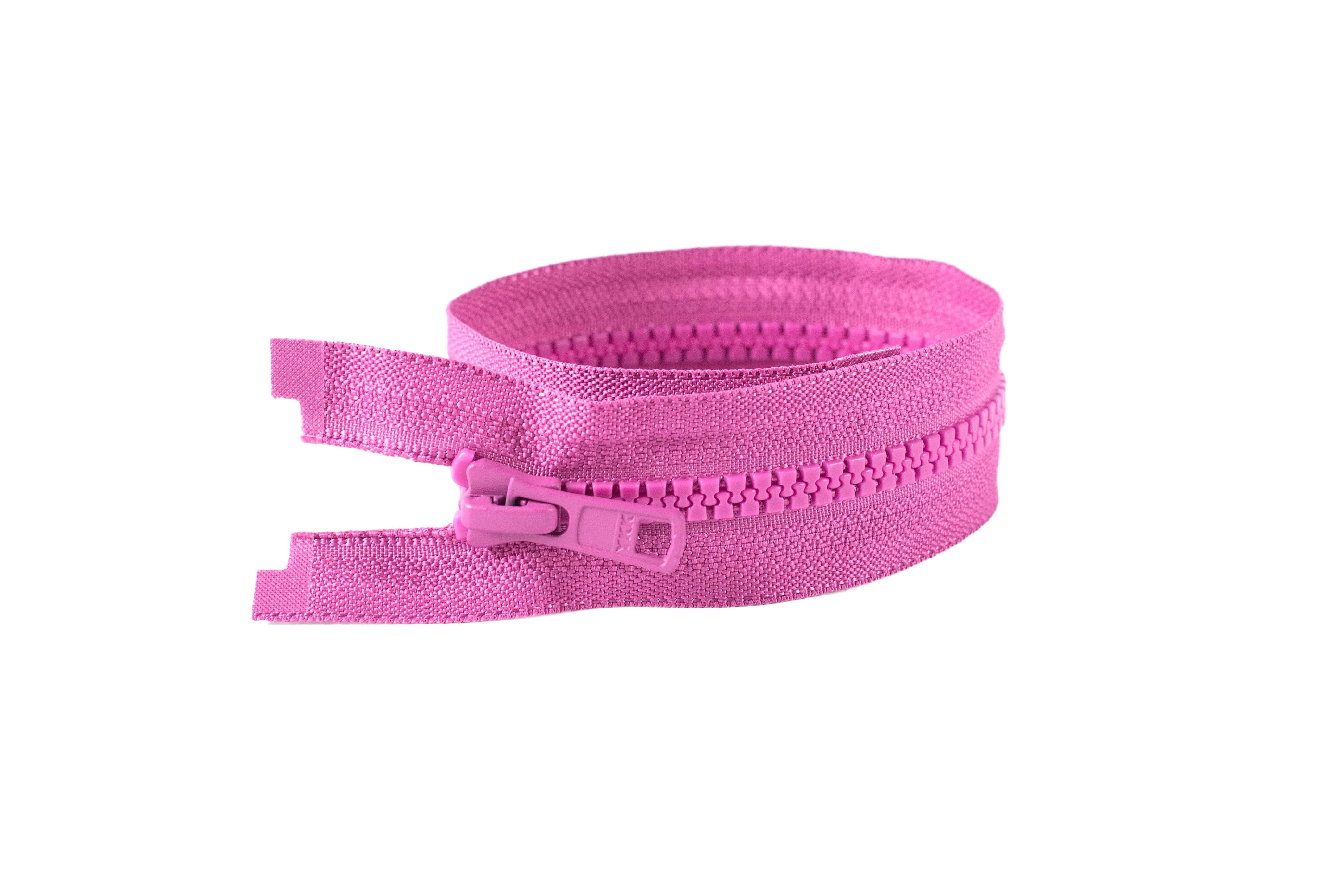 Zip kostěný dělitelný VISLON® fialový cyklámen 50 cm YKK