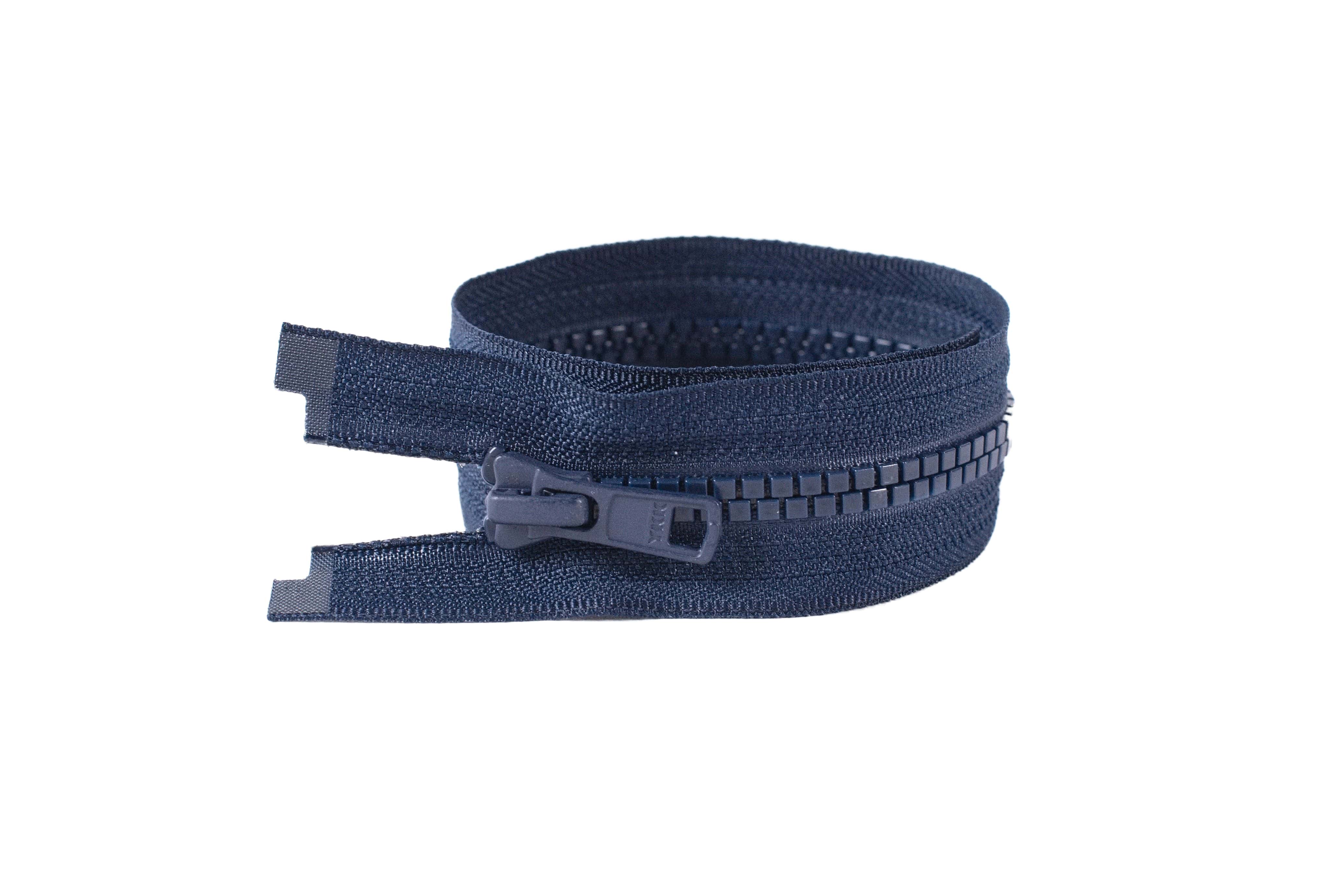 Zip kostěný dělitelný VISLON FLAT® temně modrá 50 cm YKK