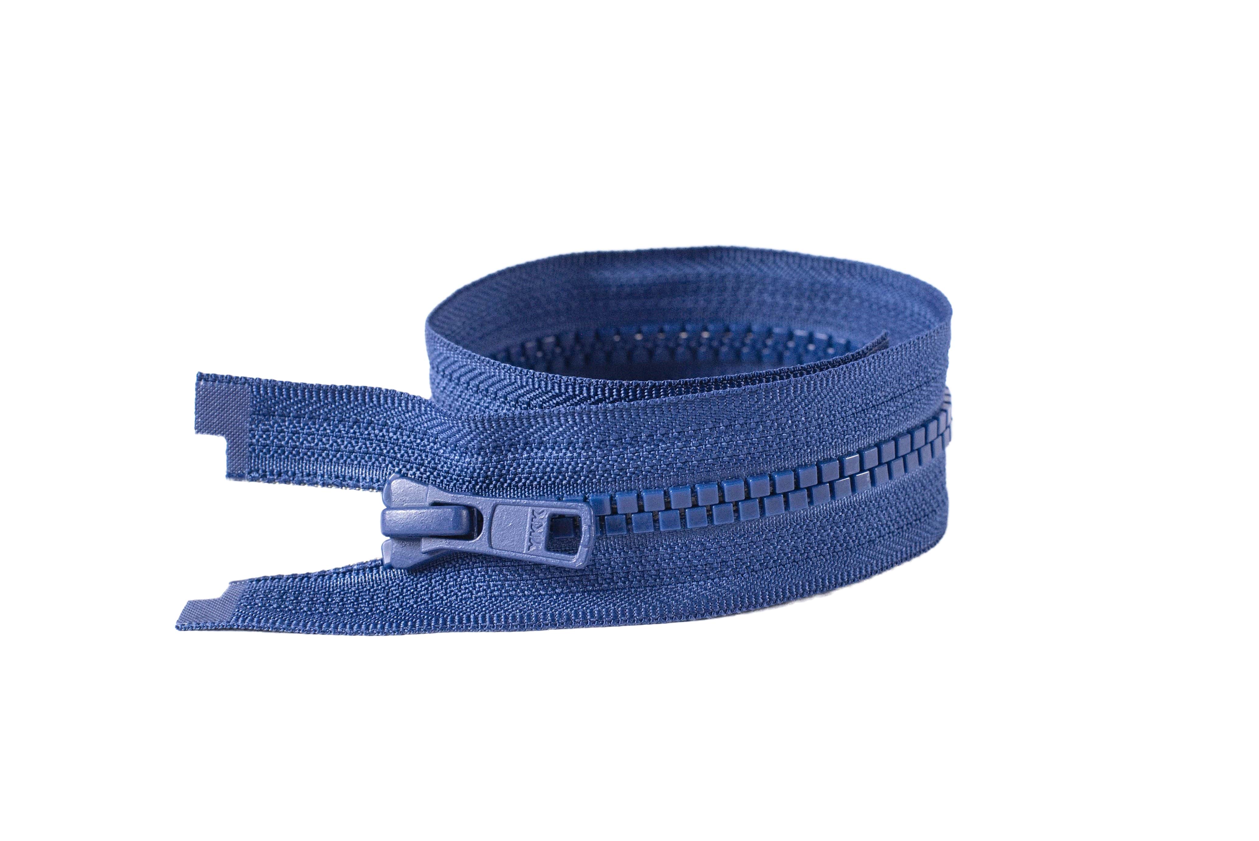 Zip kostěný dělitelný VISLON FLAT® blankytně modrá 30 cm YKK